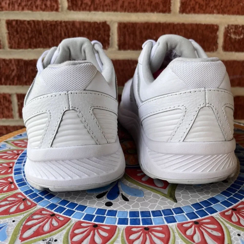 Saucony Echelon Walker 3 Mens 9.5 EXTRA WIDE Walking White Leather Sneakers